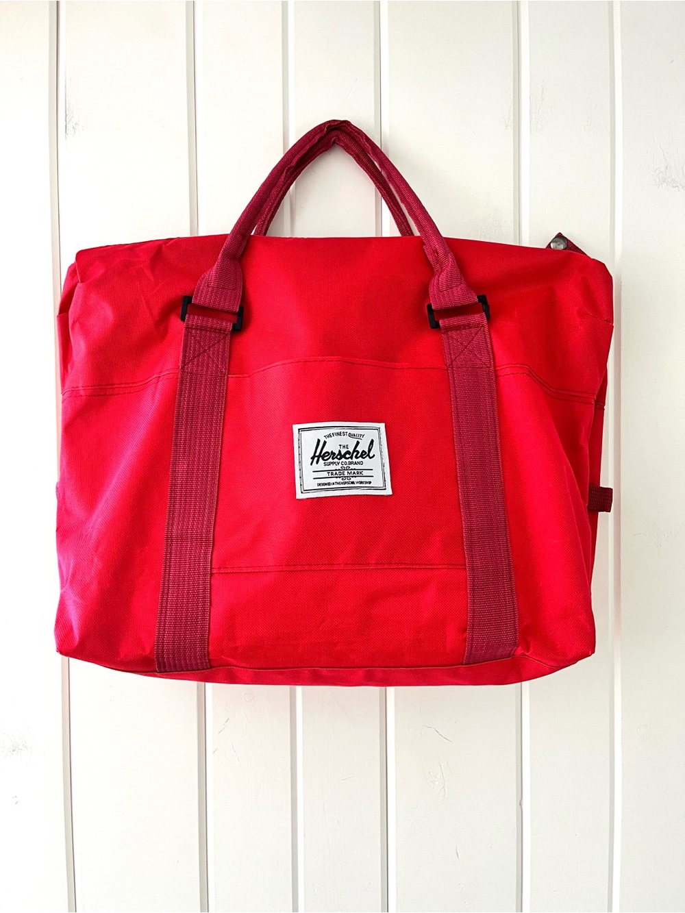 Herschel Supply Company Red Strand Duffle Bag